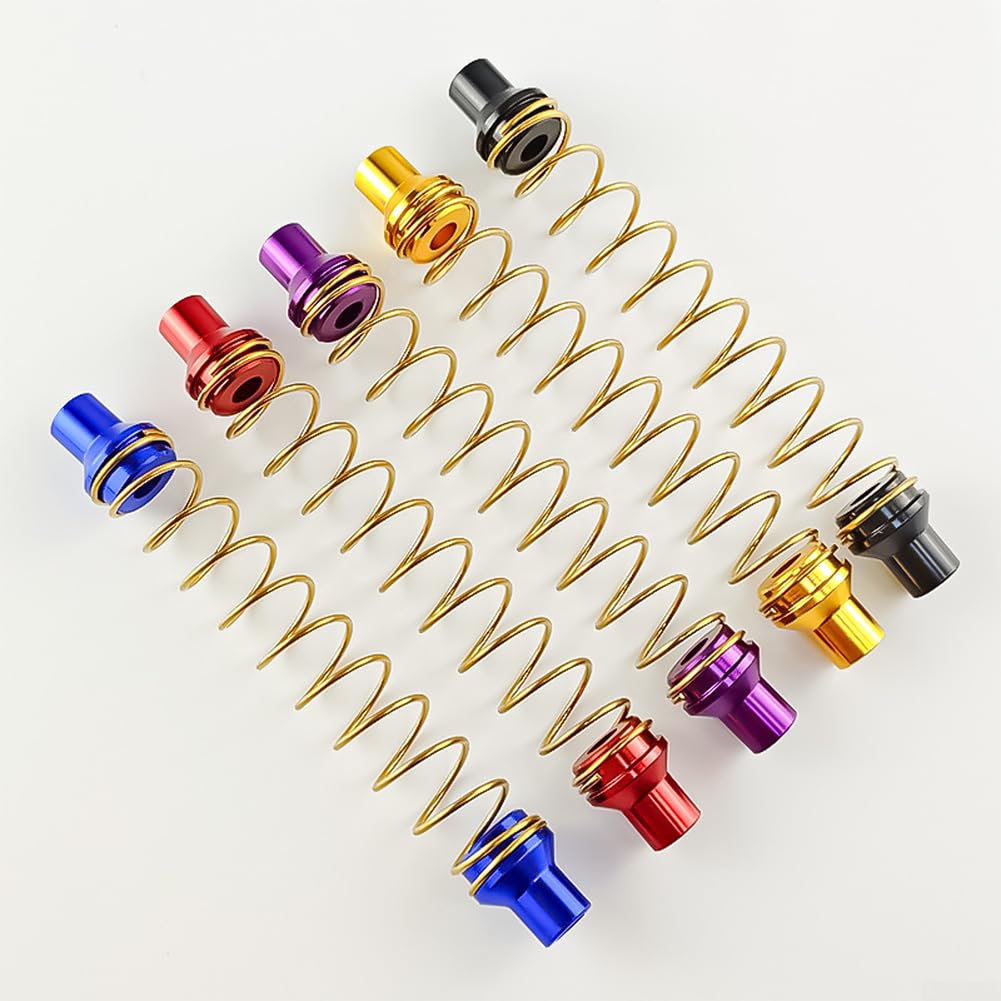 Universelle Edelstahl Feder für Motorradbremsen Bunt(set) | Ausziehbares Design, einfache Installation, verhindert Rohrverzug, langlebig, silberfarben