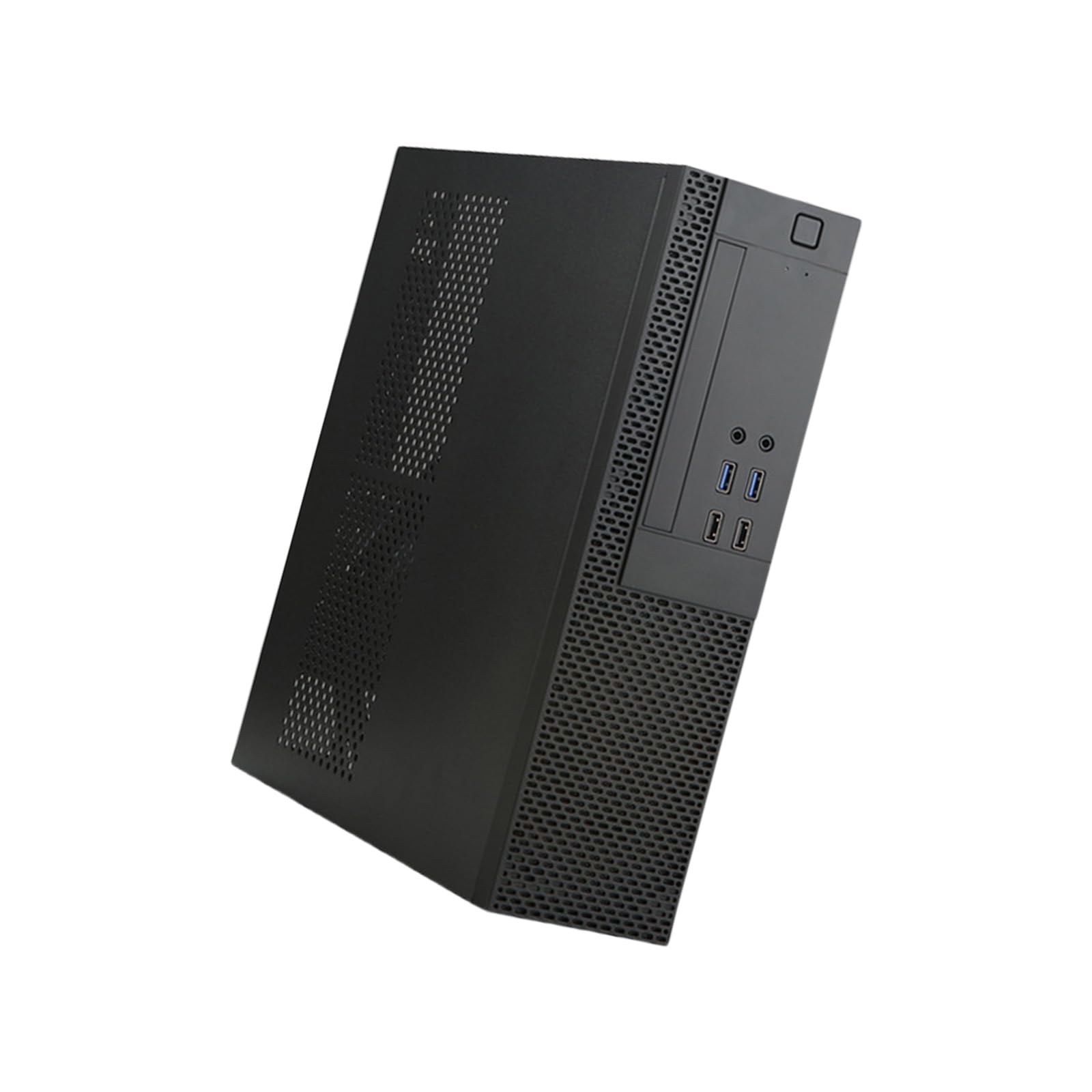 Carcasa de metal fuerte para computadora horizontal y vertical con panel de red 7