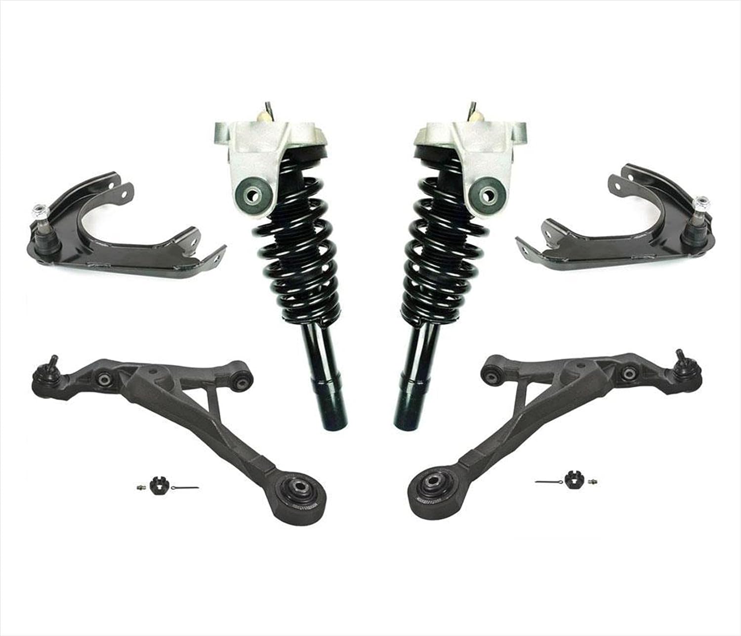 Front Complete Struts Lower Upper Control Arms for Dodge Stratus 99-06