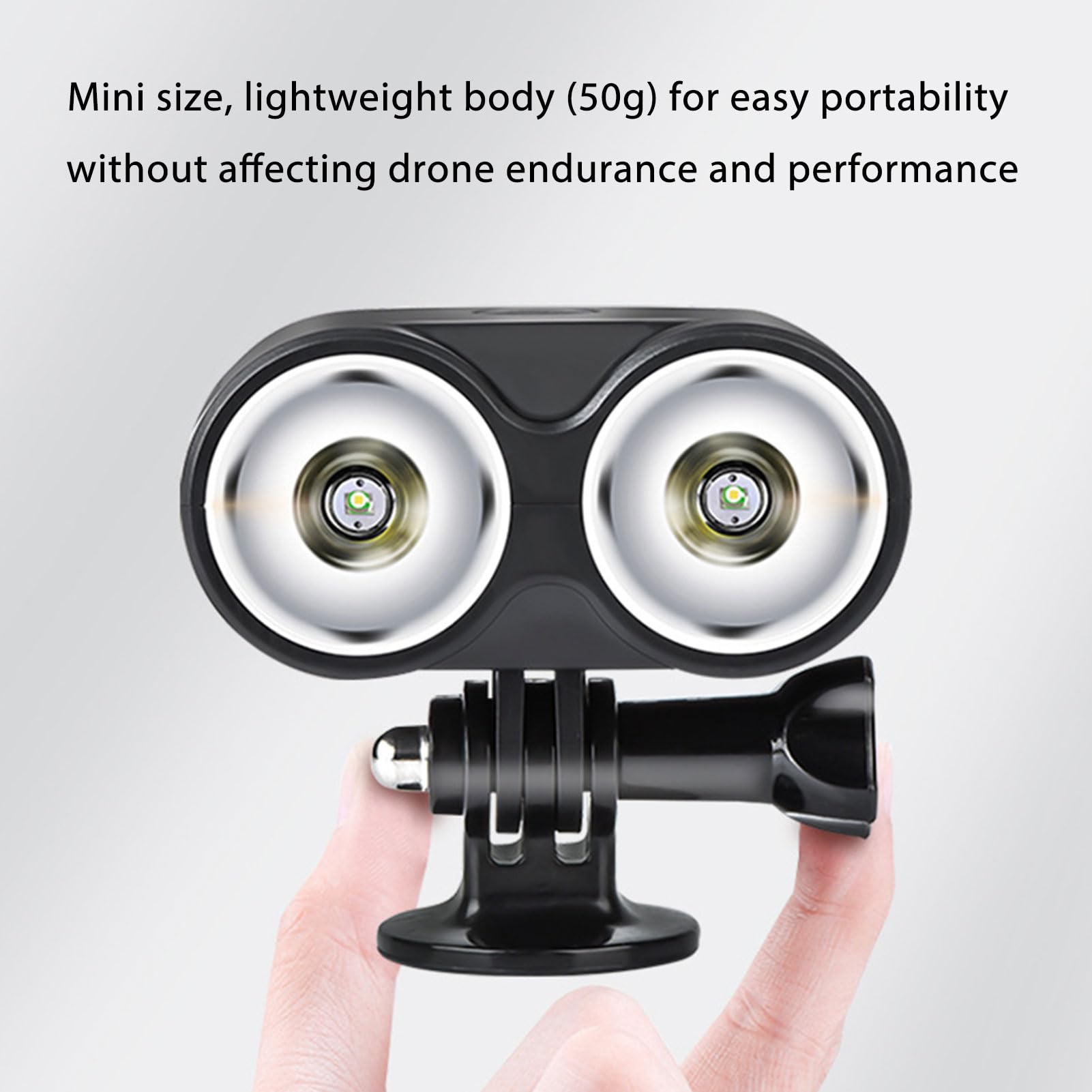 Drone Luce Volante Notturna, Drone Owl Searchlight Universale 4 Modalità Compatibile con Air3 3Pro per la Pesca Volante Notturna Rilascio di Esche Consegna del Carico Utile