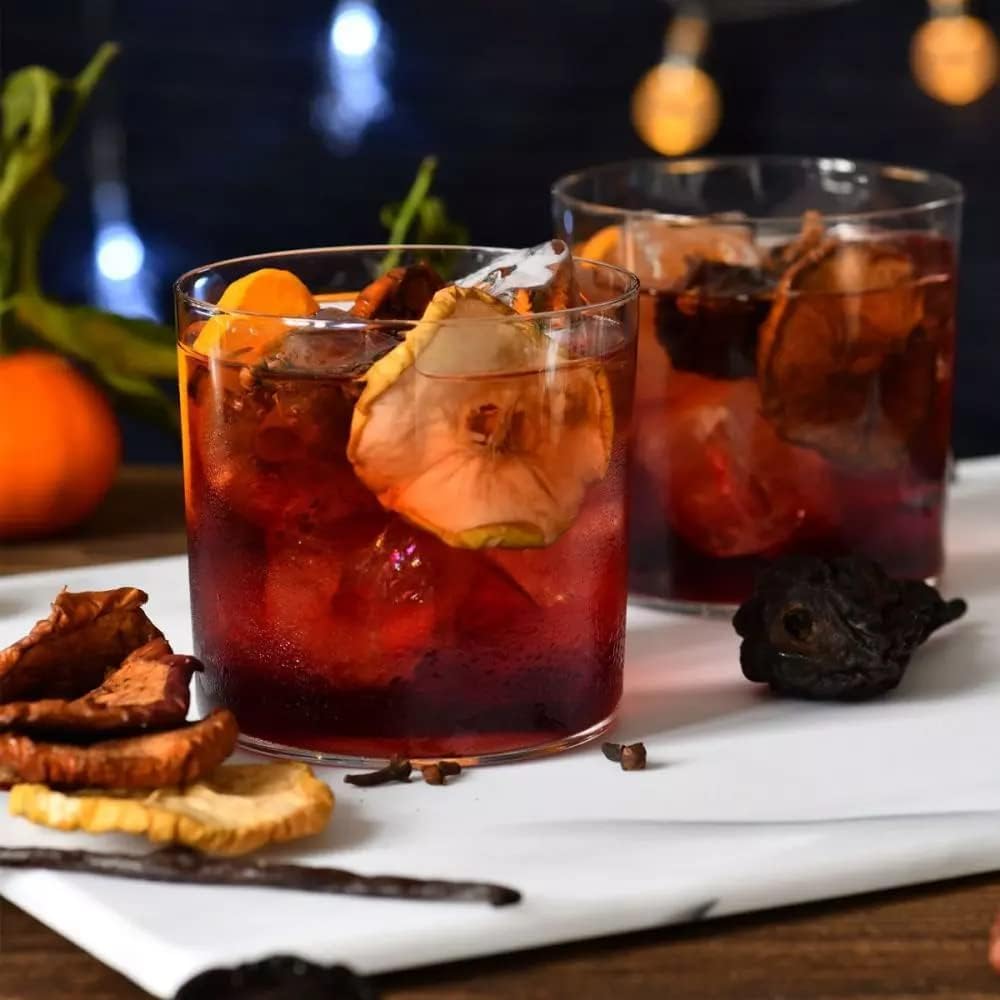 Krosno Cider Water Juice Glasses, Set Of 6, 12 Fl Oz Mixology Collection Lightweight Everyday Drinking Glasses Multi Purpose Dishwasher Safe Made In Europe