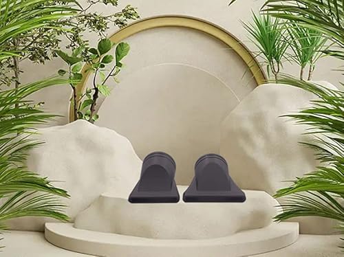 2 peças de reposição de bocal difusor de secador de cabelo de plástico preto para salão de cabeleire