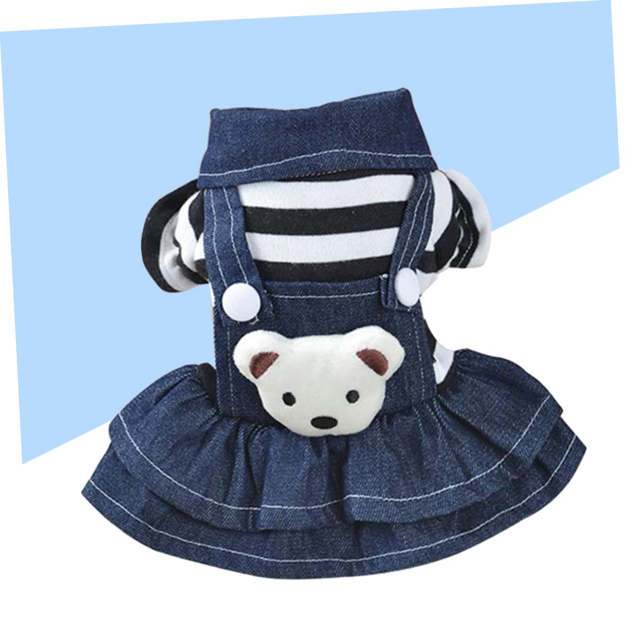 Vestito per Cani e Gatti a Salopette Orso in Cotone