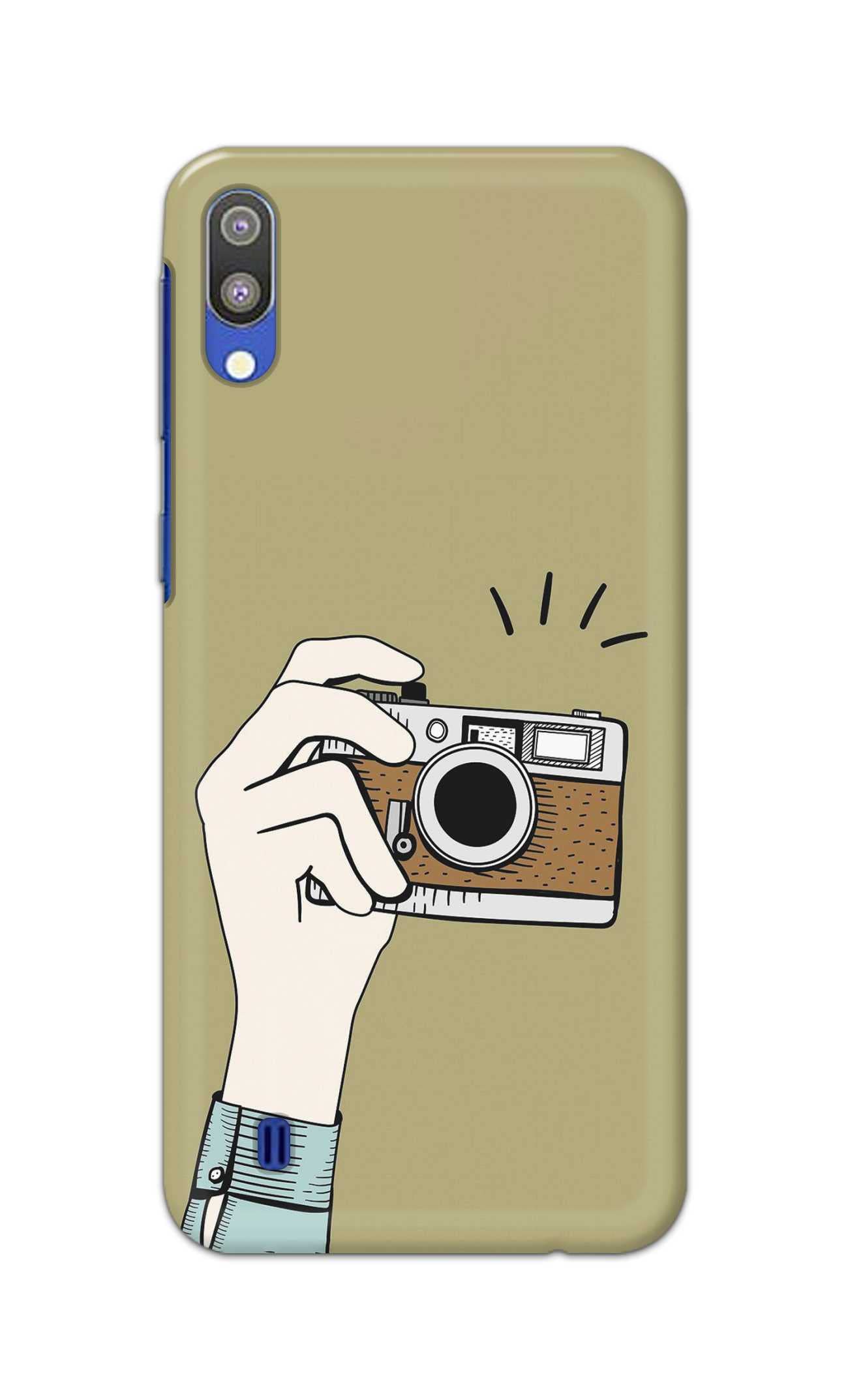 TweakyMod Designer Printed Hard Case | Click Camera Back Cover Compatible with Samsung M10