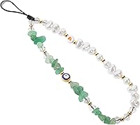 Vista 7 de Correa con dije para teléfono contra el mal de ojo, cordón para teléfono celular, dijes para teléfono, correa con cuentas para teléfono, cordón