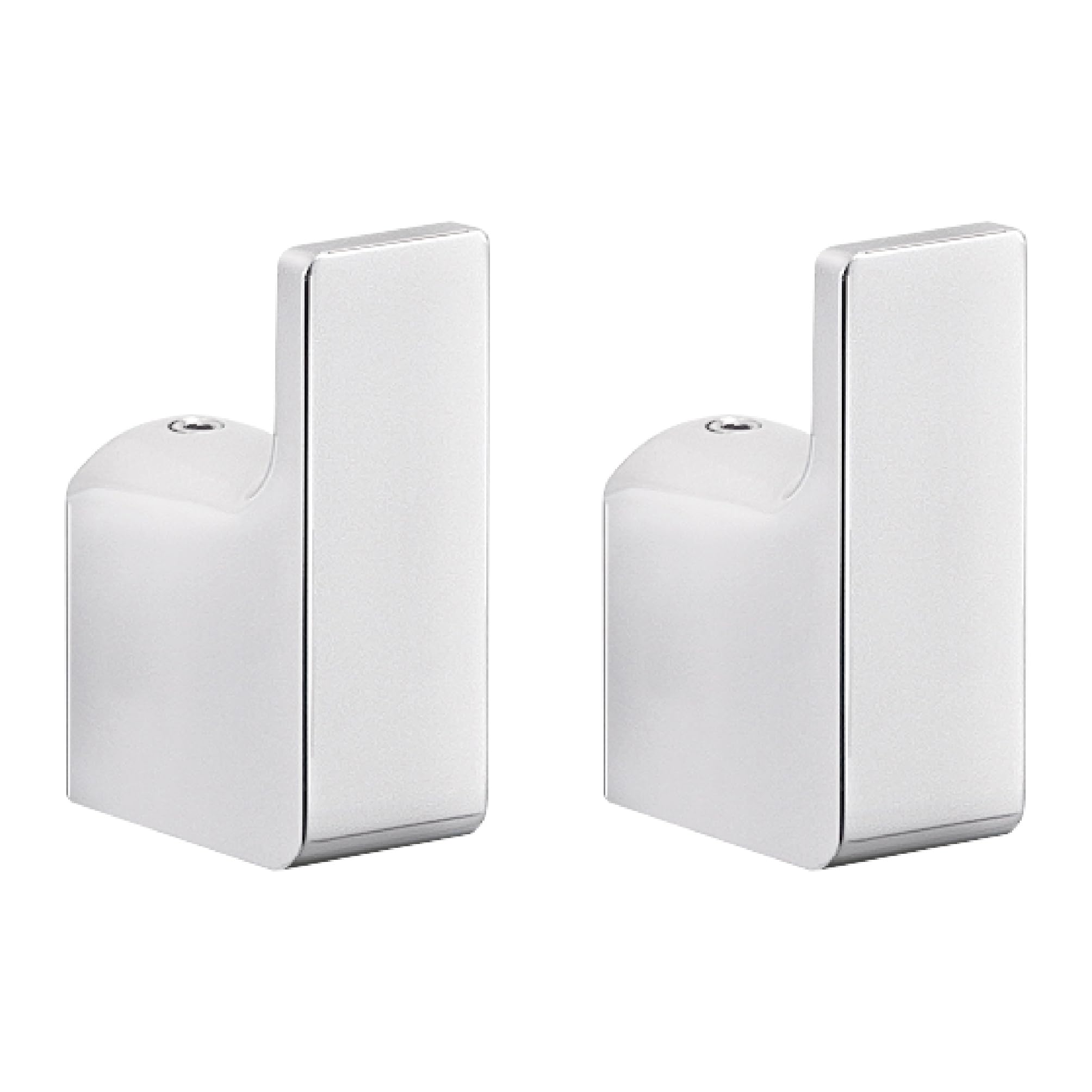 Gedy Chrome Set Of 2 Pirenei Hangers