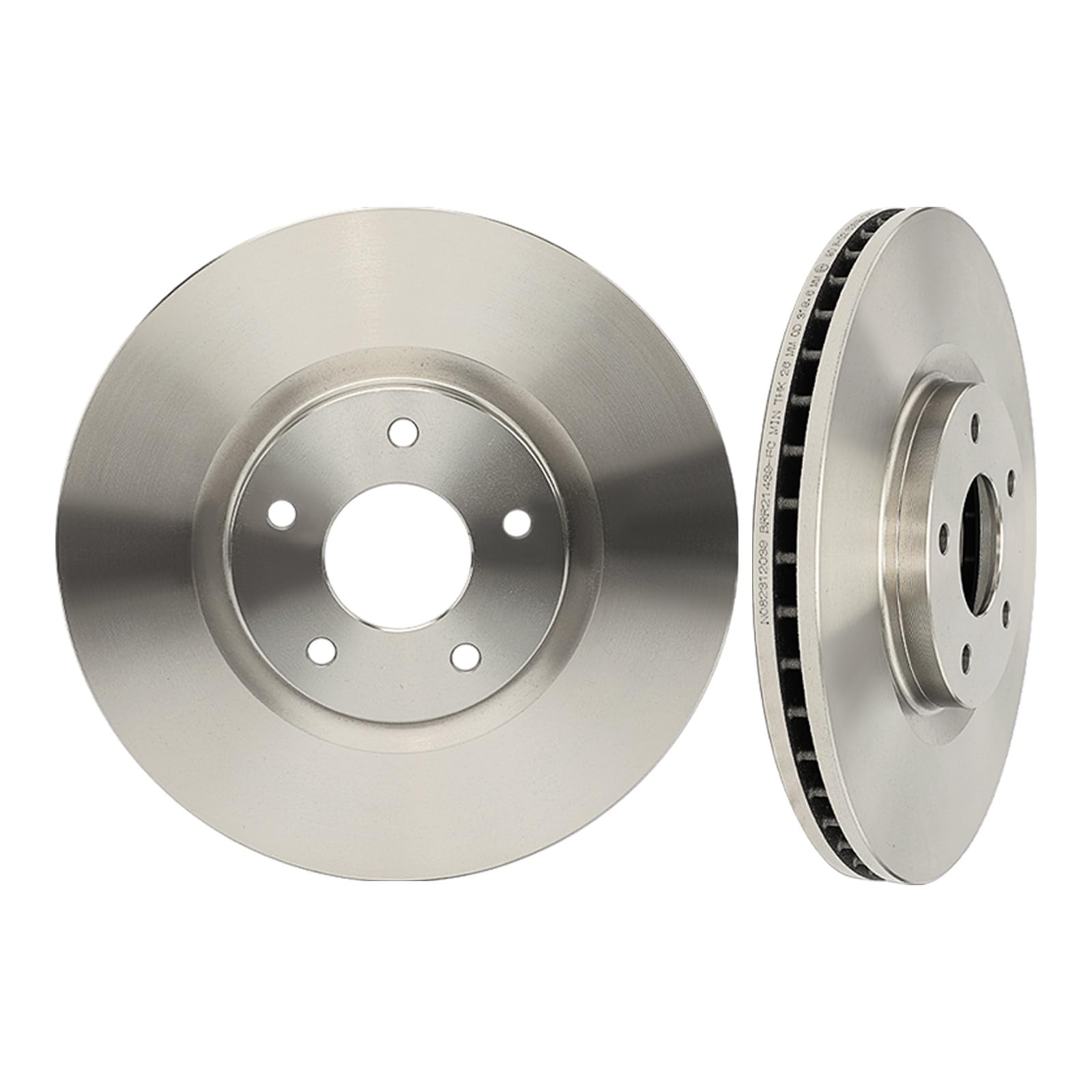 Frankberg Set freni incl. 2x Dischi Freno + 4x Pastiglie dei Freni Anteriore Compatibile con Qashqai +2 I J10 NJ10 1.6 1.5 dCi 1.6 dCi 1.6 dCi AWD 2.0 Replace# 41060AR090