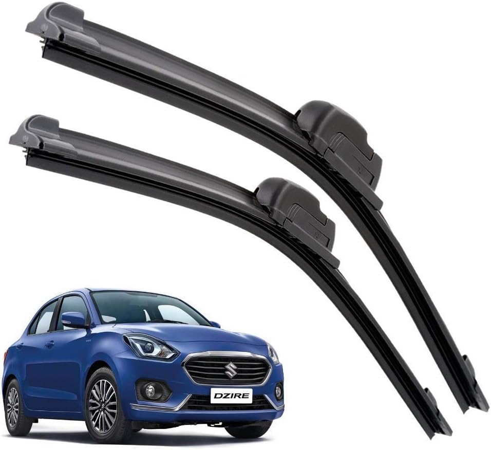 Euro Care Windshield Car Wiper Blades Compatibility With Maruti Suzuki Swift Dzire New (Model : 2017-Till Date) - Set of 2Pc (D-21,P-19)