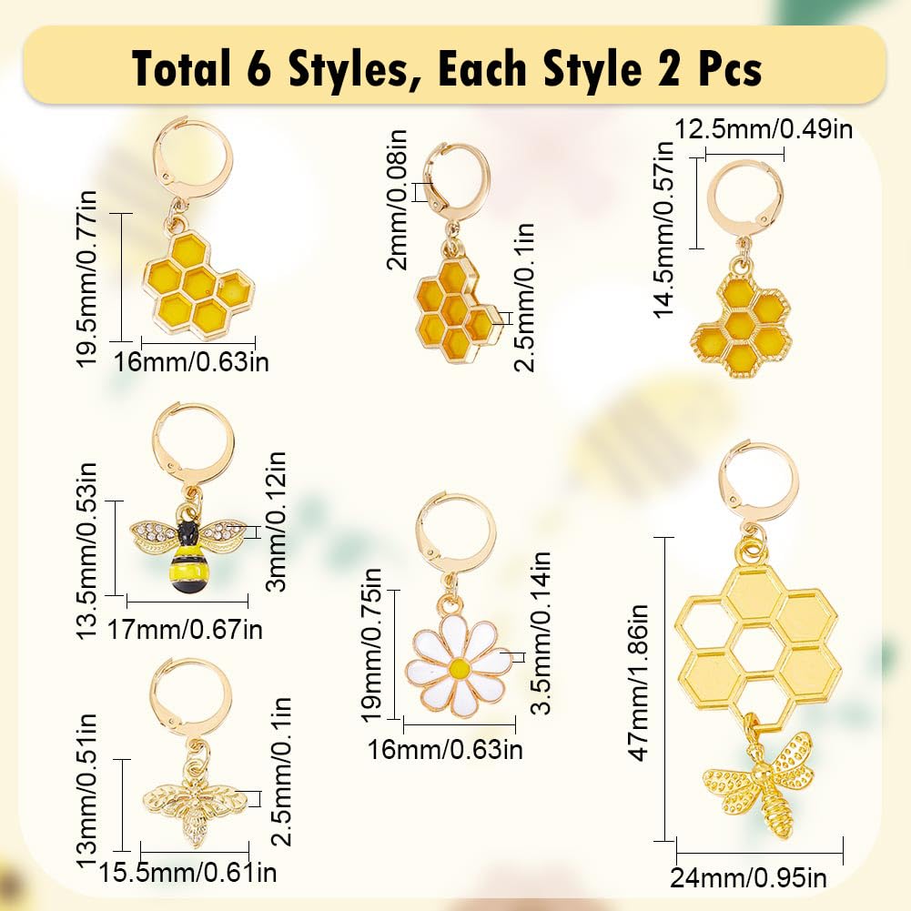 SUNNYCLUE Marqueurs De Tricot Et Crochet - 11 Pièces Avec Numéros 0-9 Et Compteur De Rangs - Émail Durable