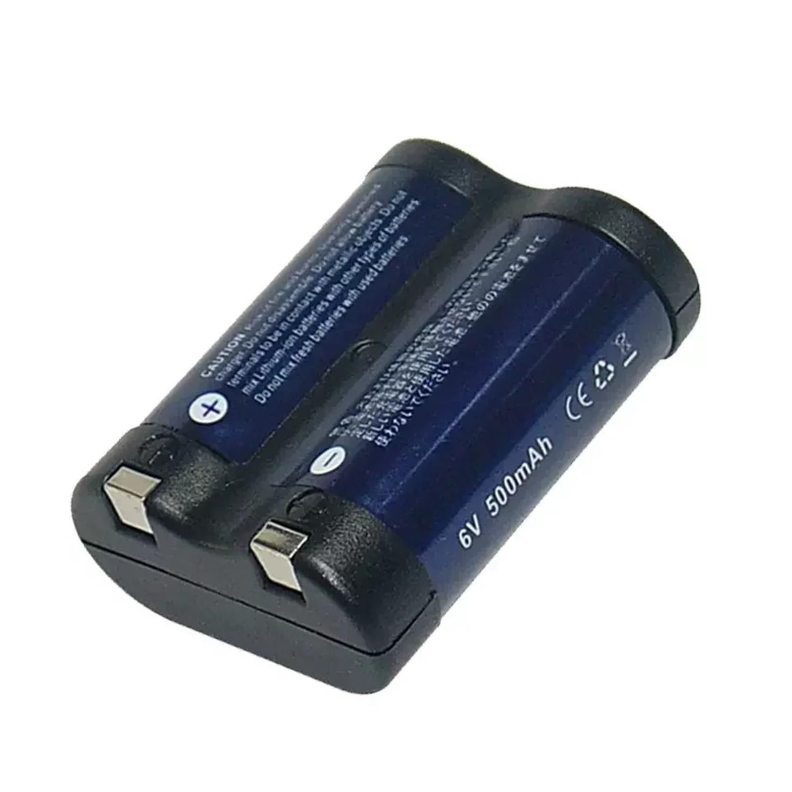 Camera Rechargeable Lithium Battery+ Charger，Compatible for Canon，for R2cr5 2CR5 EOS1 EOS3 6V(1 Black Battery)