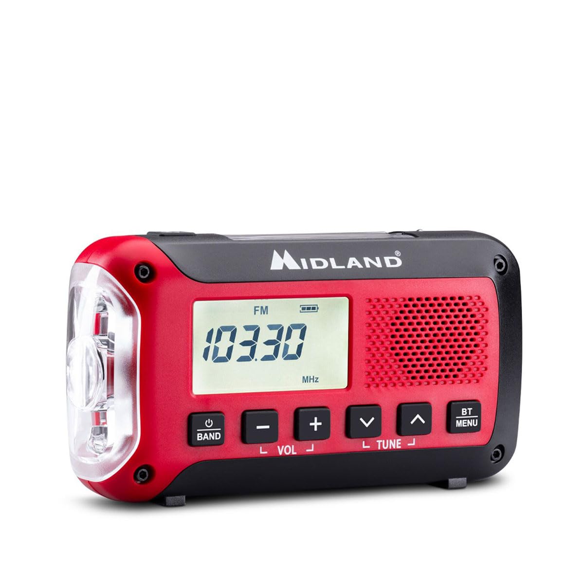 Midland ER250 BT radio di emergenza con Bluetooth, Power bank, radio e speaker BLUETOOTH: indispensabile nelle esperienze, perfetto per l'avventura