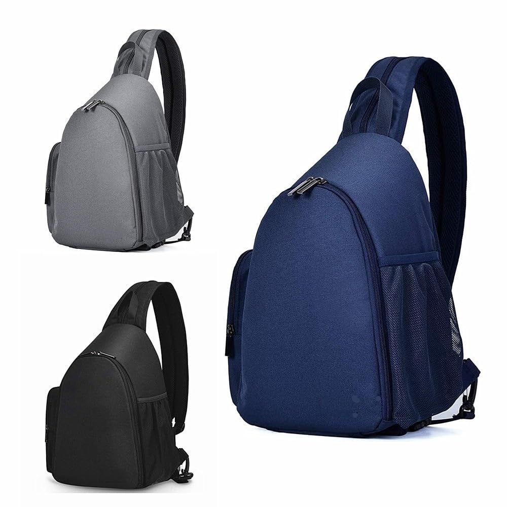 Borsa Reflex Borsa for fotocamera DSLR, tracolla, custodia for fotocamere, zaino fotografico impermeabile(Noir)