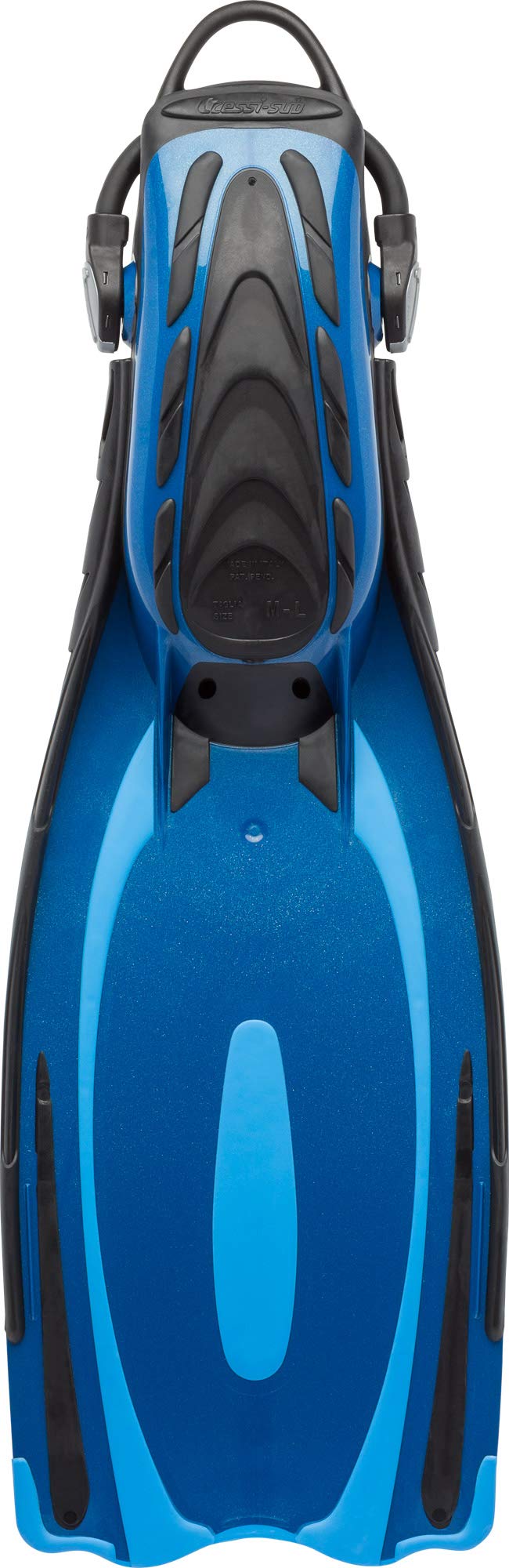 CRESSI Reaction EBS Pinne Subacquee con Sistema Elastico EBS – Pinna in Polipropilene Reattivo per Immersioni e Snorkeling – Spinta Potente, Calzata Comoda e Antiscivolo per Ogni Livello di Sub