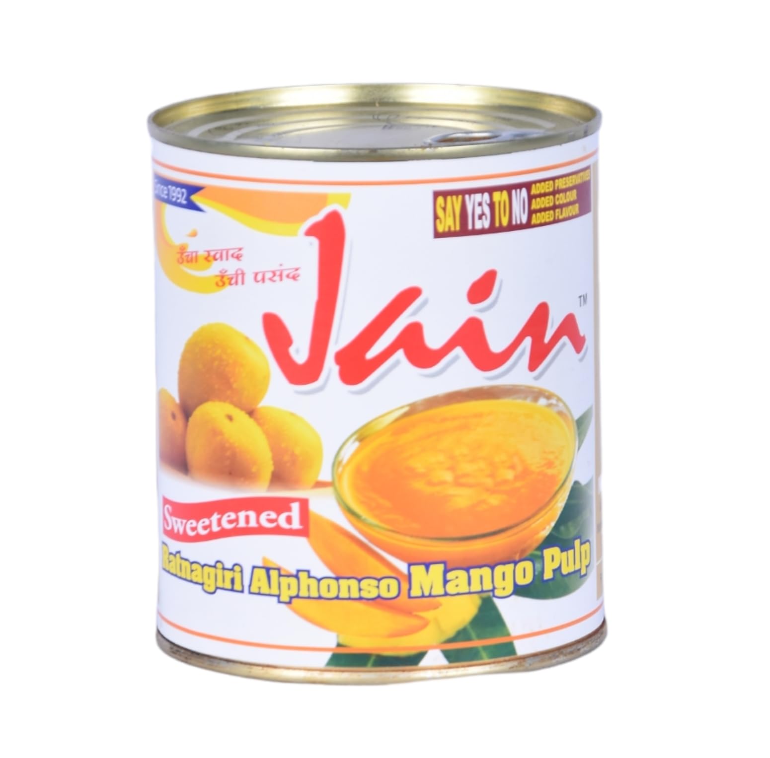 Jain Ratnagiri Alphonso Mango Pulp | रत्नागिरी हापूस आमरस |No Added Preservatives Or Artificial Colour