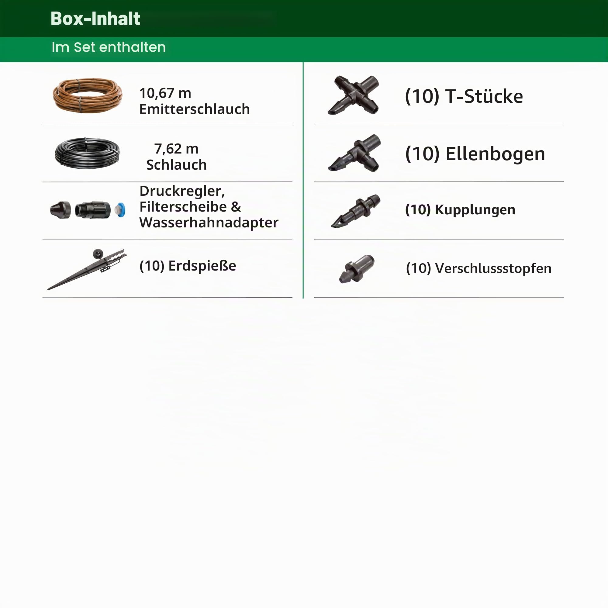 Rain Bird GARDENKIT Tropfbewässerung Hochbeet Garten Bewässerung Kit