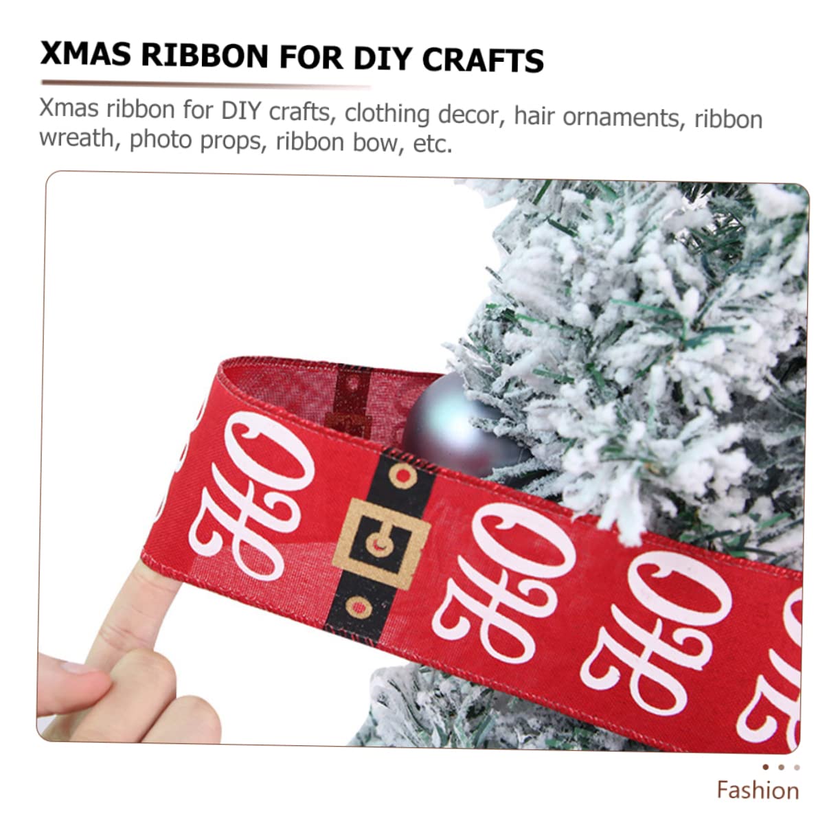STOBOK 5stücke Weihnachts-dekorationsband Rotes Satinband Für Weihnachtsbaum Geschenkpäckchen Und Bastelprojekte Für Festliche Anlässe Und Kreative Verpackungen
