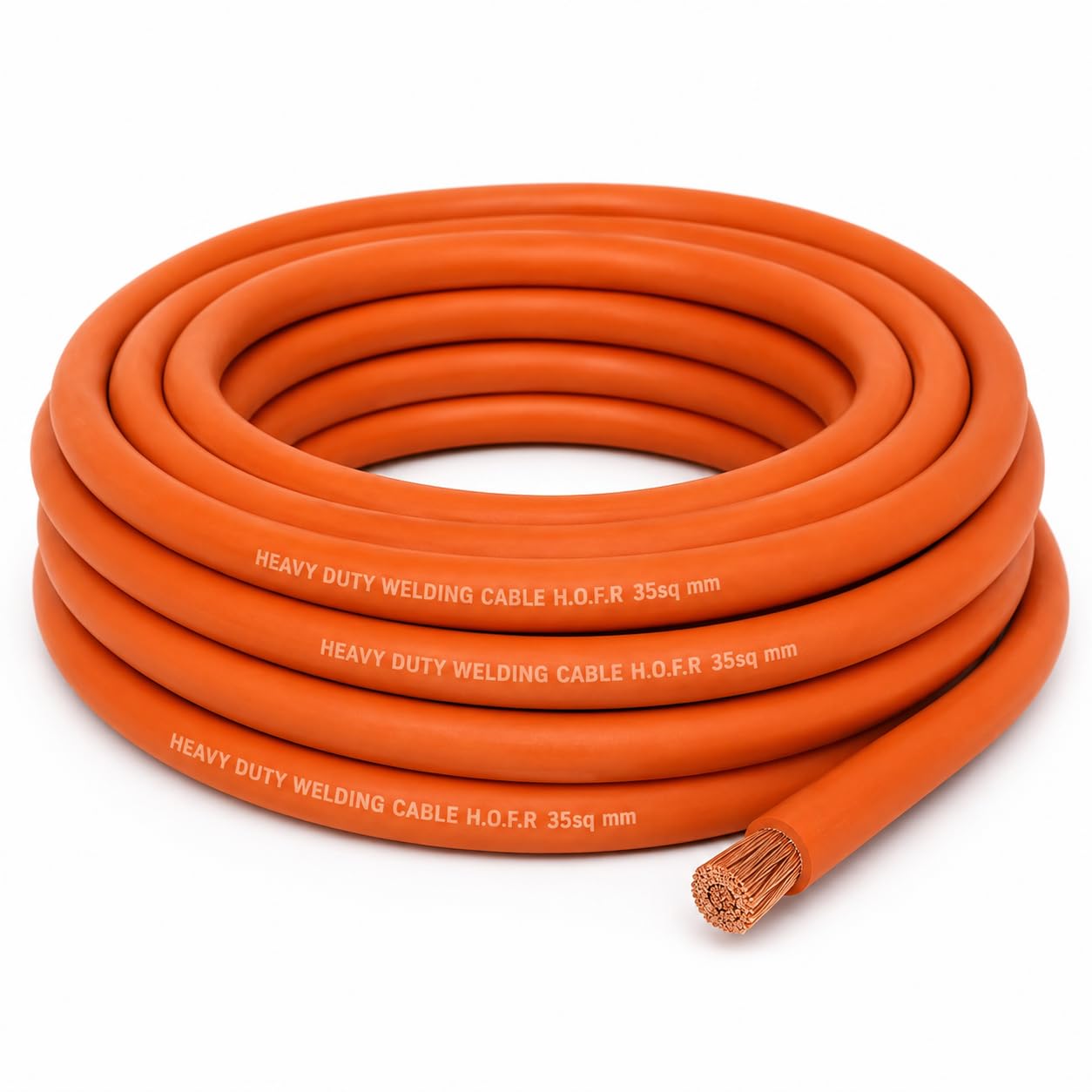 GB KORE ARC HOFR Welding Cable 35 Sq.mm (10 Metre Roll) | Flame, Heat & Oil Resistant Flexible Copper Welding Cable | Workshop & Fabrication Use-image-15