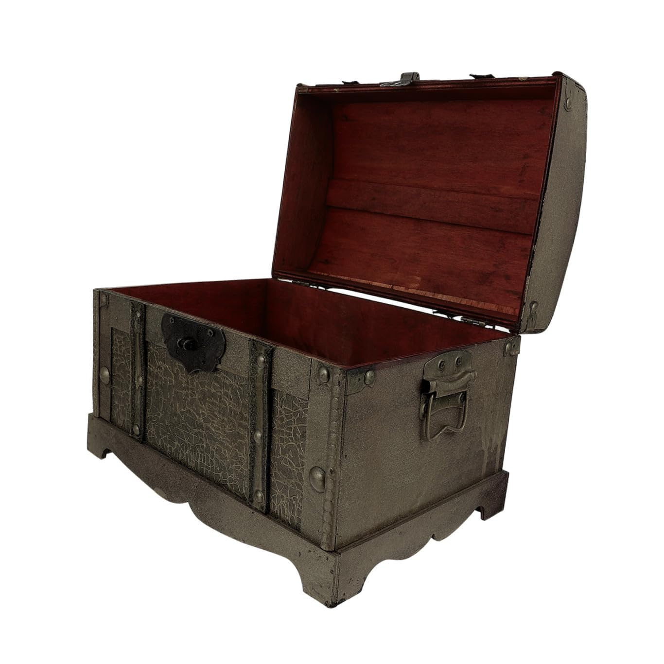 Boîte décorative de pirate Amosfun coffre vintage avec serrure sécurisée
