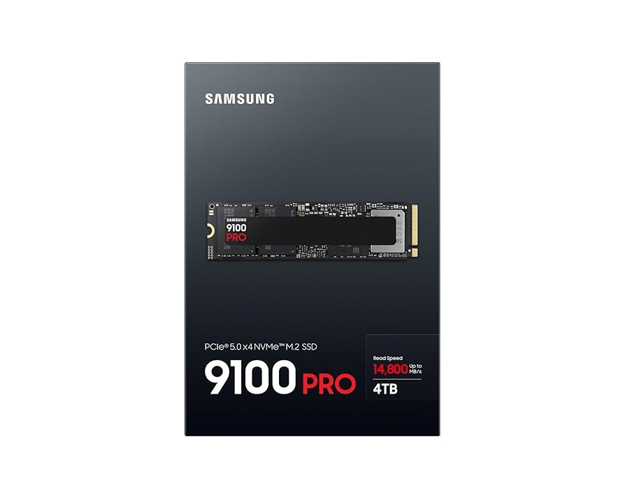 【未開封】SAMSUNG SSD 9100 PRO 4TB Amazon.com: Samsung Memory MZ-VAP4T0BW 9100 PRO Internal SSD
