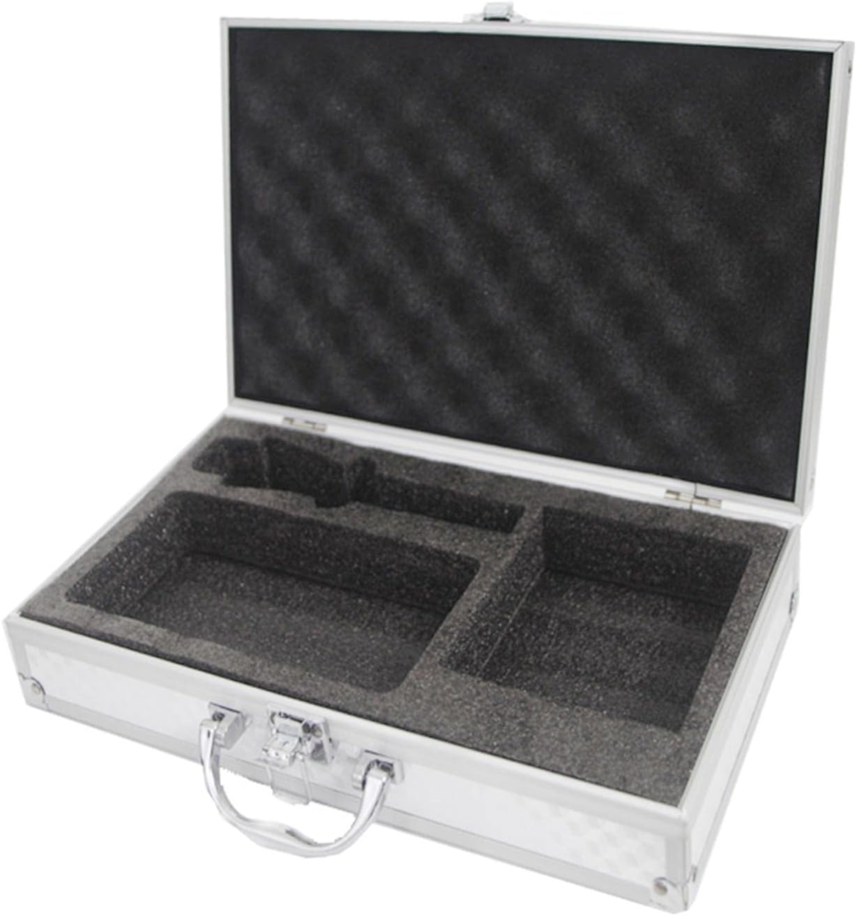 Carry Case Vocal Aluminum Storage Hard Sponge Compartment Instrument Suitable for radio host live broadcast