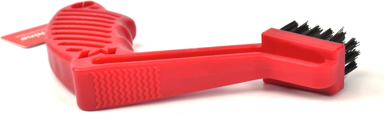 Maxshine Car Detailing Foam Pad Conditioning Brush - Wool Buffing Pad and Polishing Pad Cleaner - Red