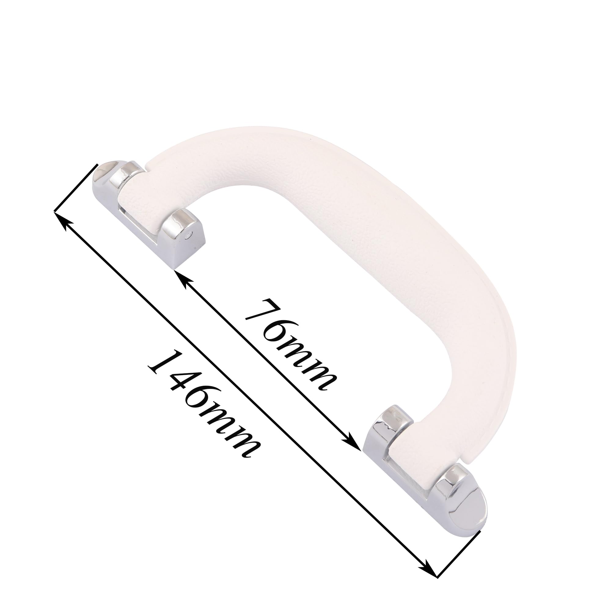 NOYIN 146 * 76mm Plastic Handle,Wooden Chest Décor Small Plastics Handle Suitcase Handle for Purses,Bags,Décor Small Plastics Handle (1)