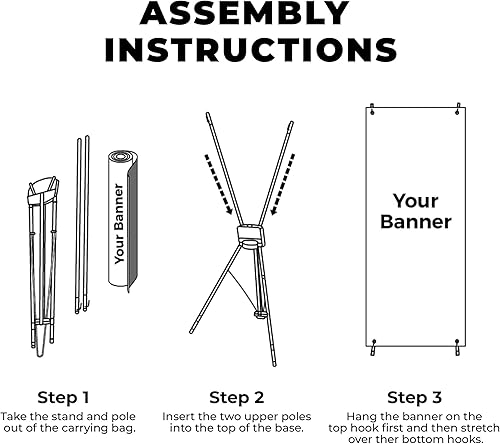 Miniatura 7 de Dreamcontroller - Cartel personalizado con soporte en X (30 x 65 pulgadas)  Soporte personalizado para publicidad, tiendas, ferias comerciales,