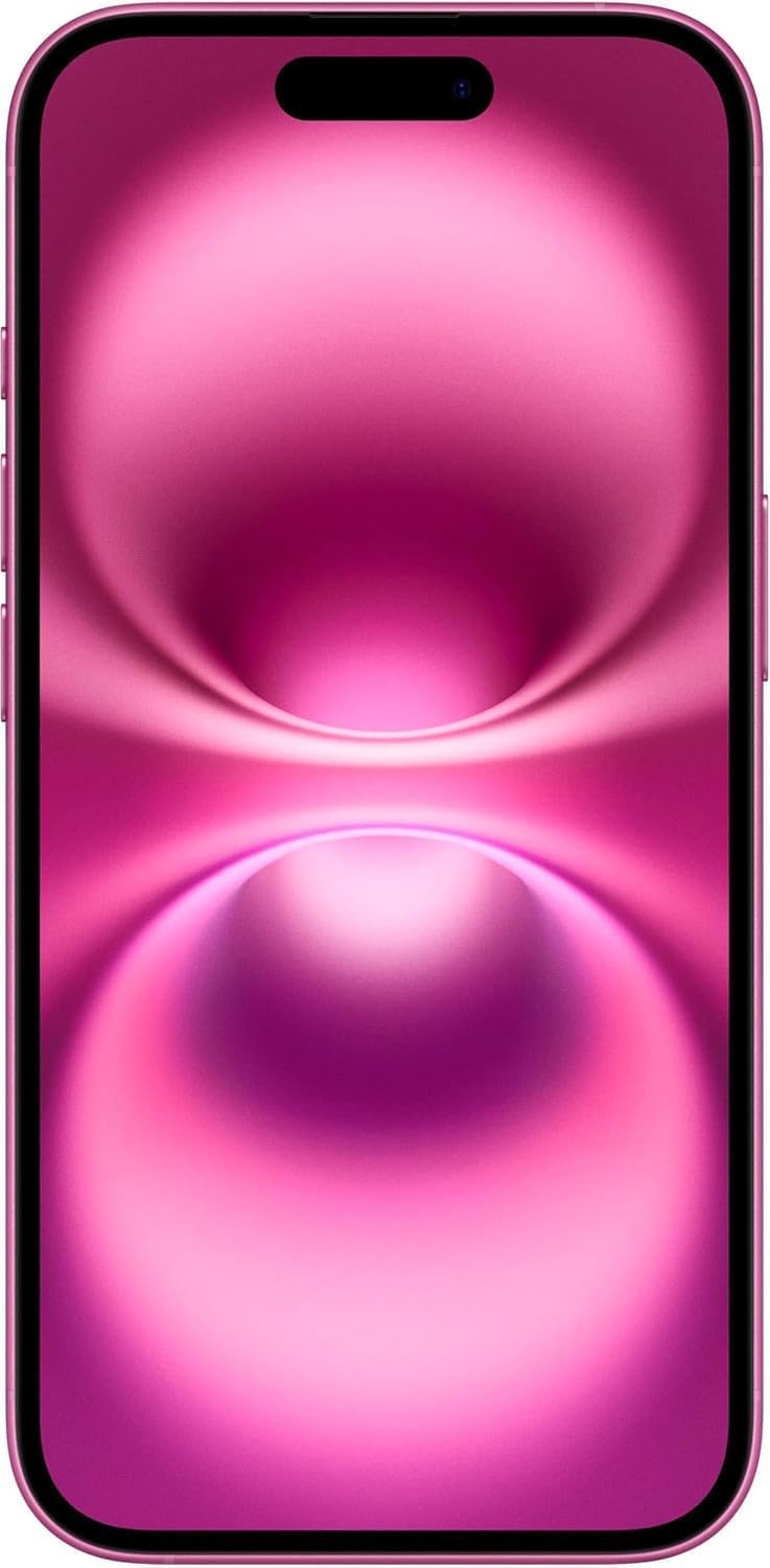 Apple iPhone 16 (eSIM only), 128GB, Pink - Unlocked (Renewed