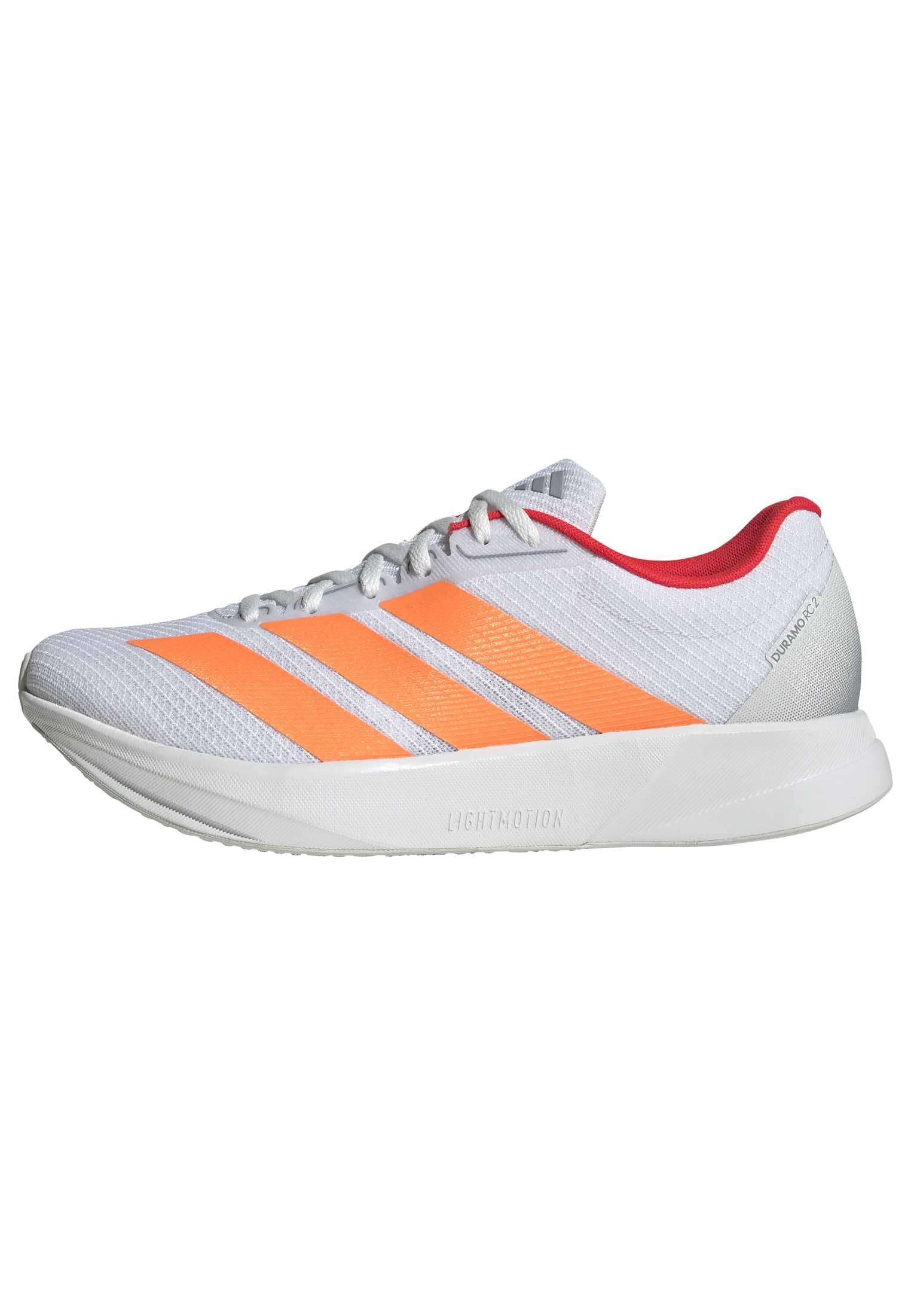adidas Uomo Duramo RC2 Running Shoes, Ftwr White/Lucid Orange/Dash Grey, 46 2/3 EU