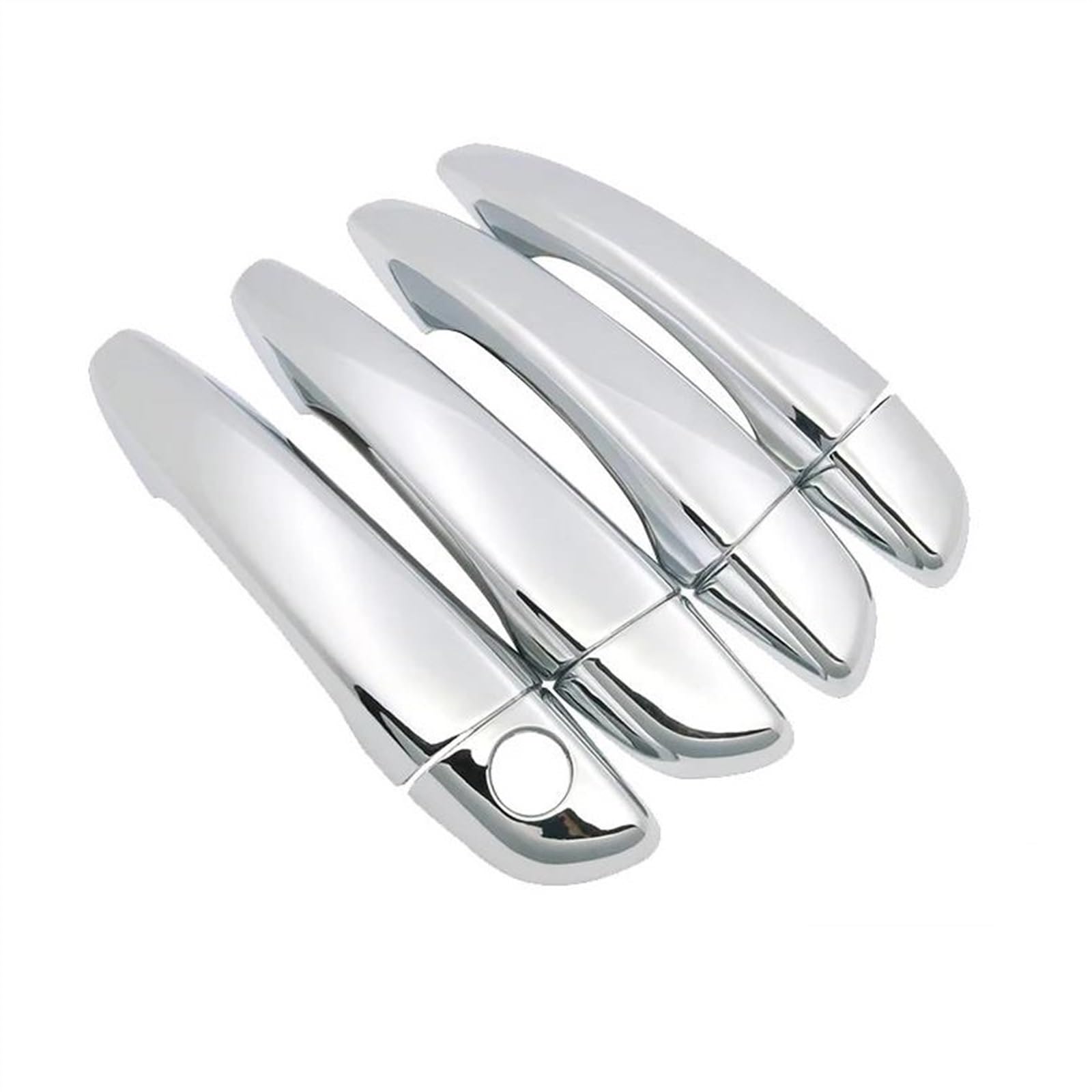 Kjhopy Onecolor Door Handle Cover Car Exterior Side Protector Chrome Scratch Protection For Peugeot 208 P21 2020-2023 Exterior Door Handle(Onecolor)
