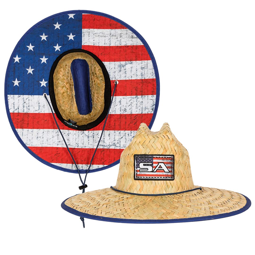 Soul of Adventure Classic Summer Hat | UPF 50+ Wide Brim Sun Protection | Unisex Adjustable Beach Hat with Drawstring