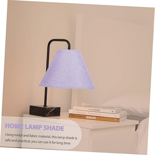 Miniatura 2 de DOITOOL Pantalla de lámpara azul para lámpara de arpillera, bombillas moradas, pantalla de repuesto para lámpara de tambor, cubierta de lámpara de