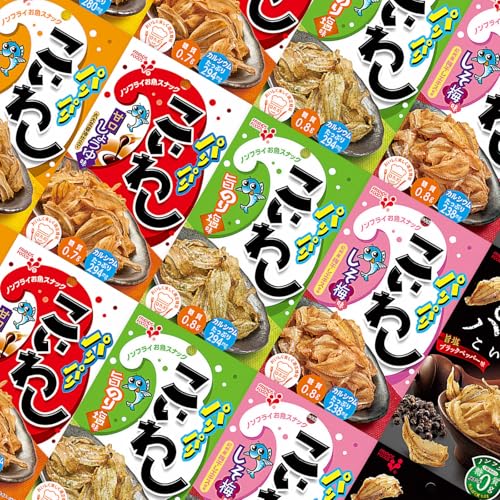 井上食品 パリパリこいわし 5種 大容量 各10袋セット PSJBOX 乾燥いわし 珍味 つまみ 骨ごと いわし 旨塩 甘口醤油 のり塩 しそ梅 黒コショウ