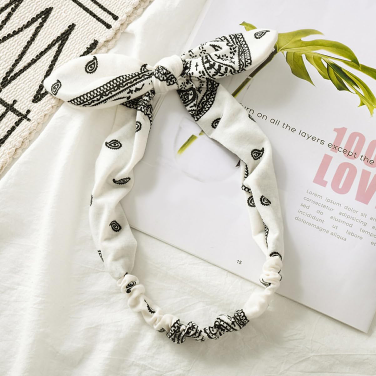 minkissy 18pezzi Fasce Per Con Nodo Fiocco Cerchietti Elasticizzati Per Ragazze Accessori Chic Per Feste e Uso Quotidiano Colori Variati Per Studenti e Donne