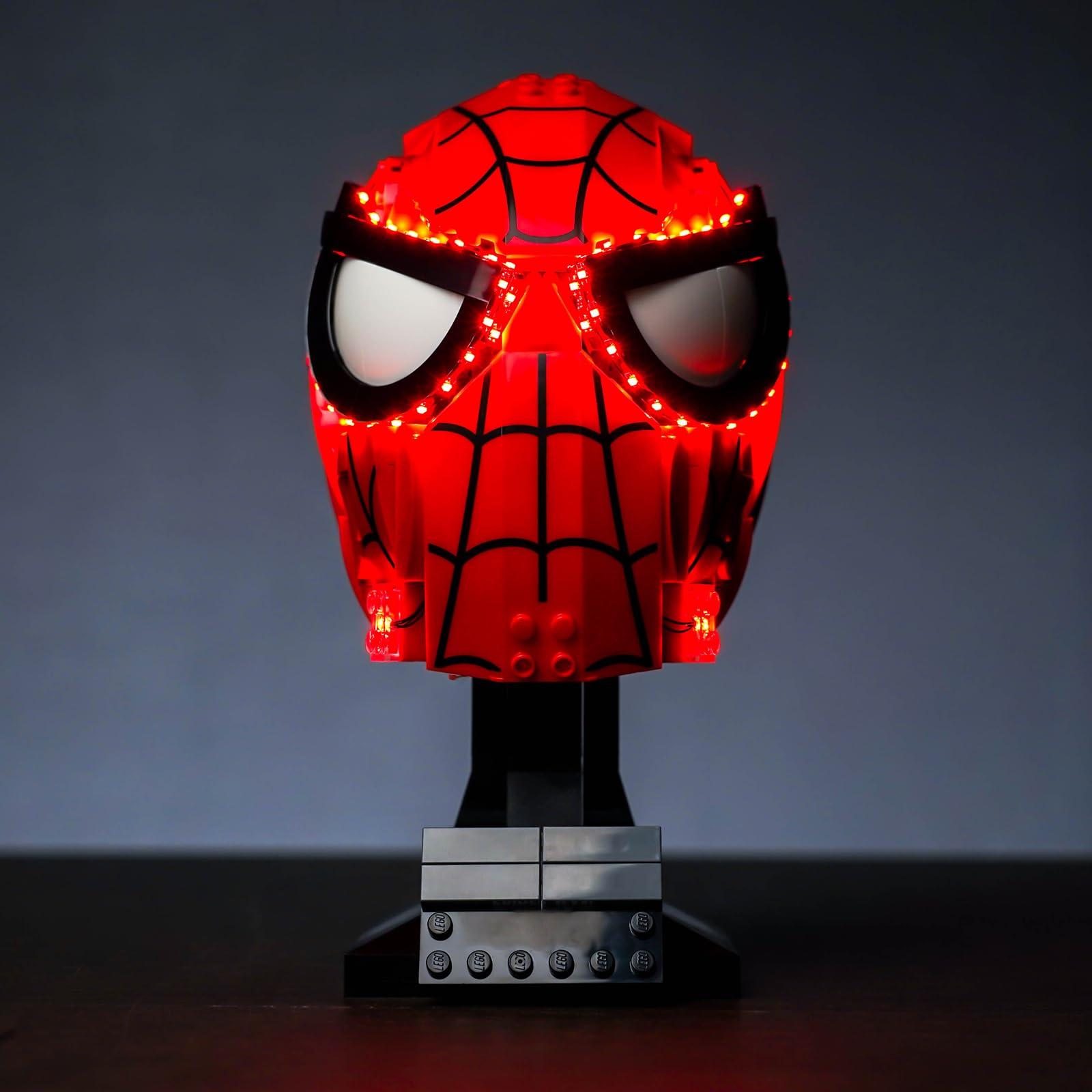Light Kit for Lego Spider-Man's Mask, Lighting Set for Lego 76285 Marvel Spider-Man's Mask, Not Include Models