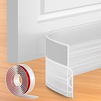 Vista 13 de Tope de Corriente de Puerta, Barrido de Puerta Ajustable para la Parte Inferior de la Puerta, Relleno de Espacio Bajo la Puerta para Puertas