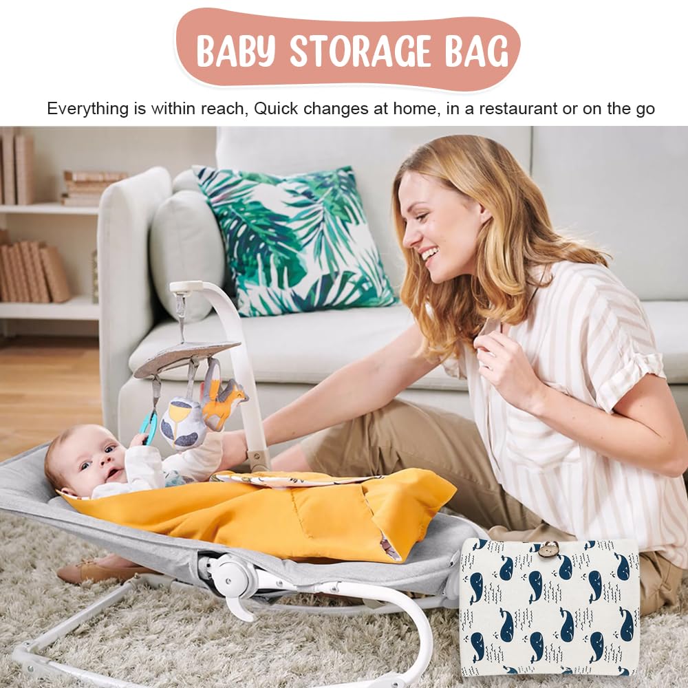 Windeltasche Mit Wickelunterlage - Kompakt & Praktisch Für Unterwegs