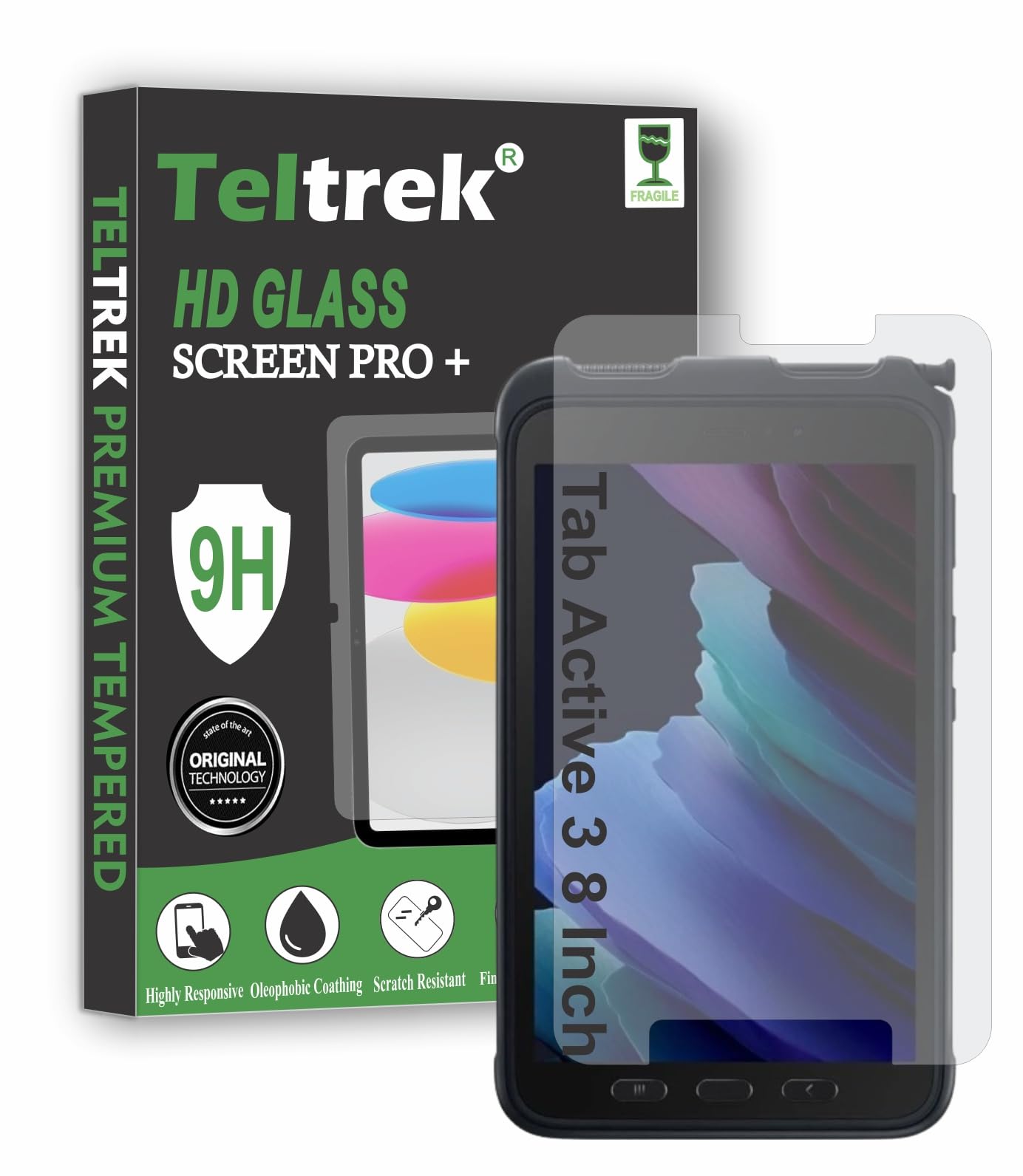 TELTREK ScreenGuard Compatible With Samsung Galaxy Tab Active 3, Samsung Galaxy Tab Active/Active 2/Active 3 8 Inch (SMT360/SMT365/SMT395/SMT575) Flexible Fiber Screen Protector Not Glass (B0D56RGQS4) Amazon Price History, Amazon Price Tracker