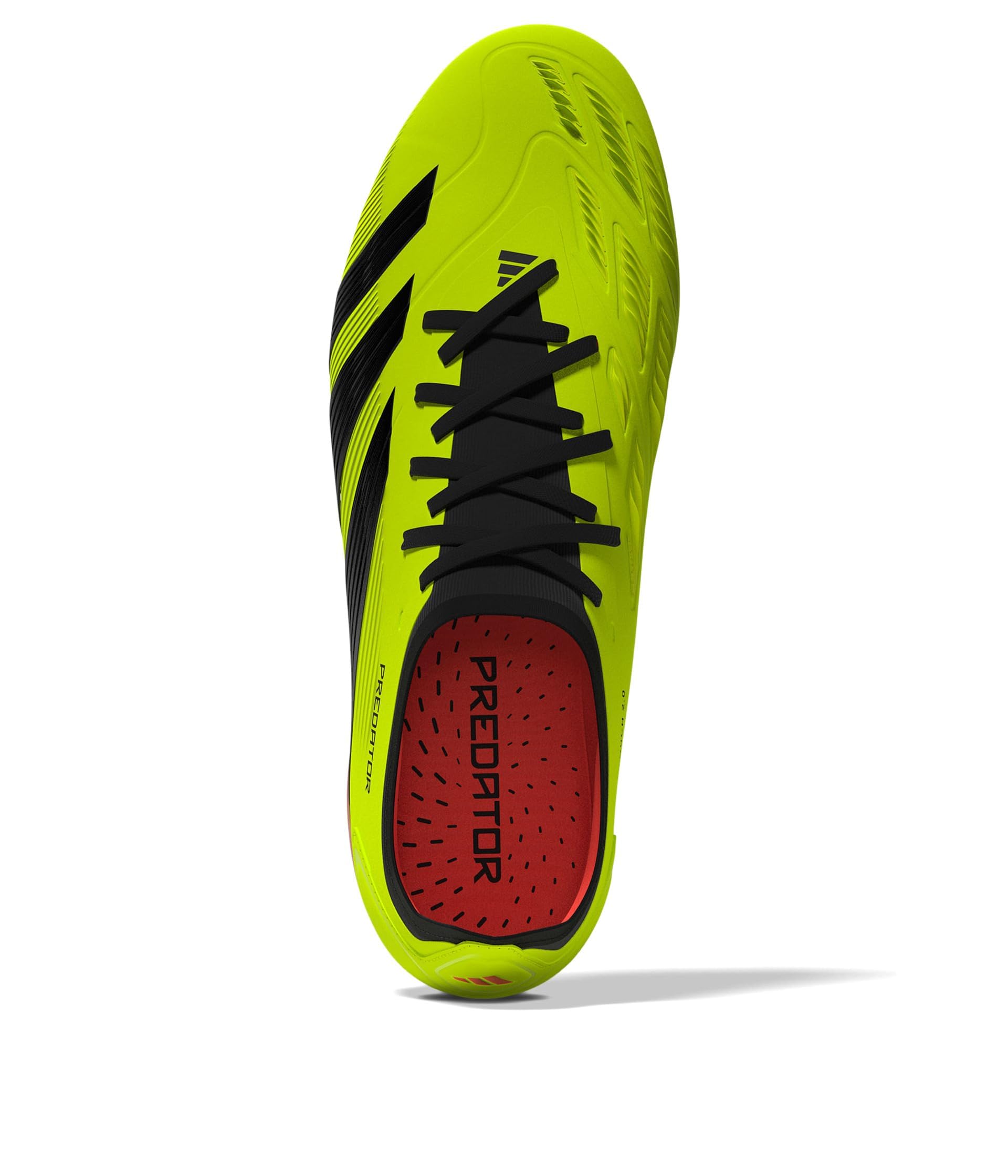 adidas Unisex Predator 24 Pro Firm Ground Sneaker, Team Solar Yellow/Black/Solar Red, 7 US Men