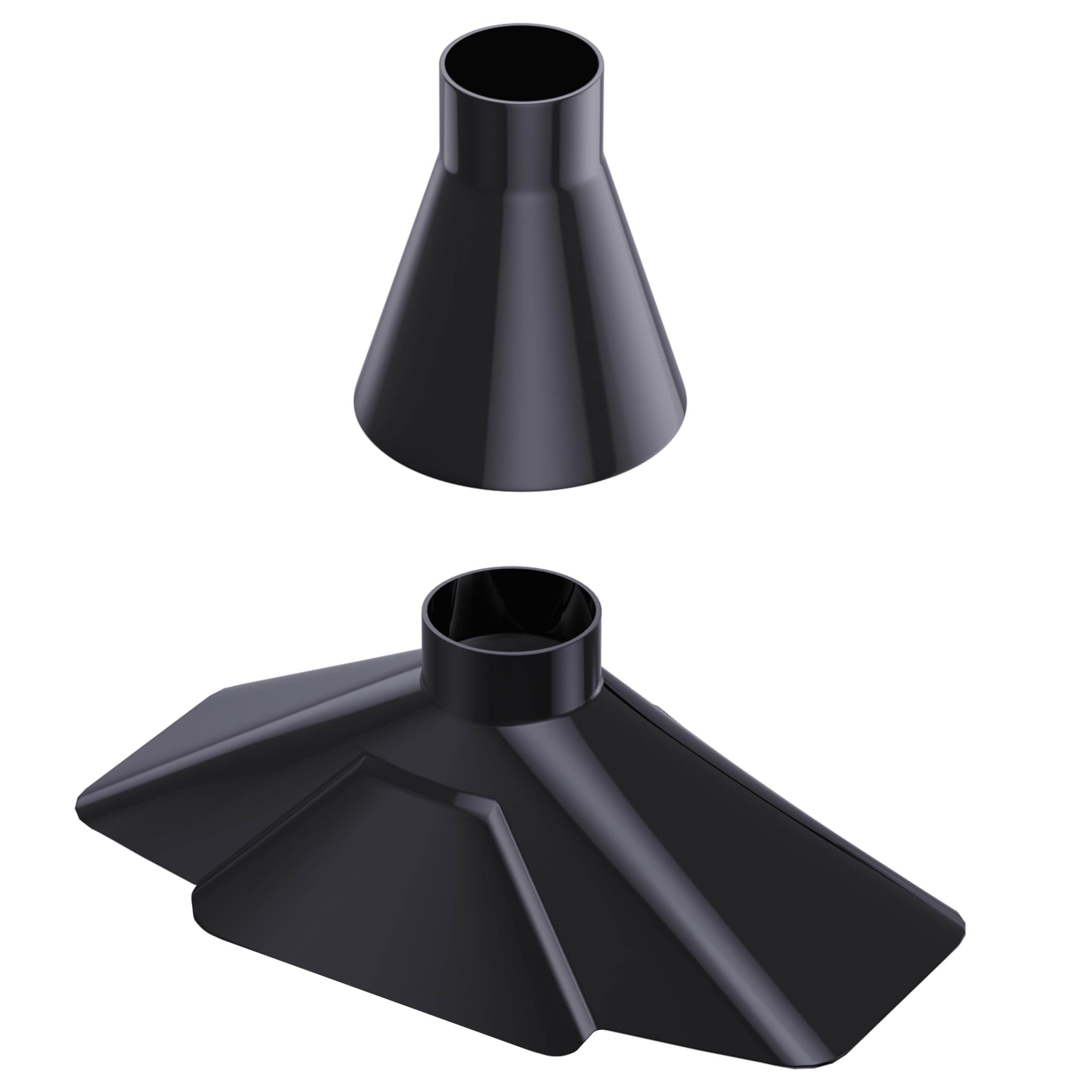 Fumeclear FC-2004 Fume Extractor Silicone Hood 75mm Diameter, High Heat Resistance, Suitable for Laser Engraving and Soldering