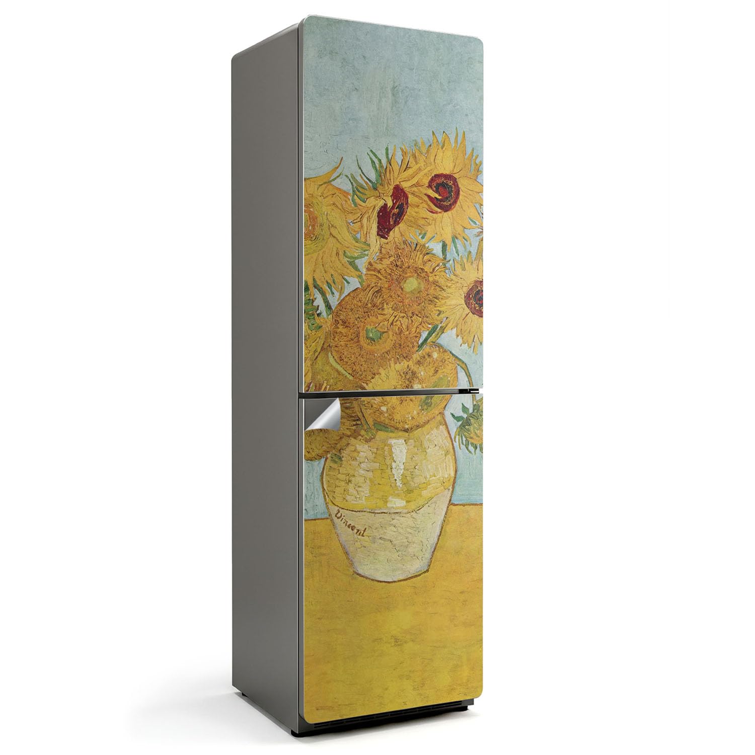 Sticker Réfrigérateur Van Gogh pour une Décoration de Cuisine Artistique