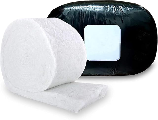 Non Allergic Loft Thermal Construction Insulation Roll, Itch Free (8 Metre x W370 mm x T110mm)