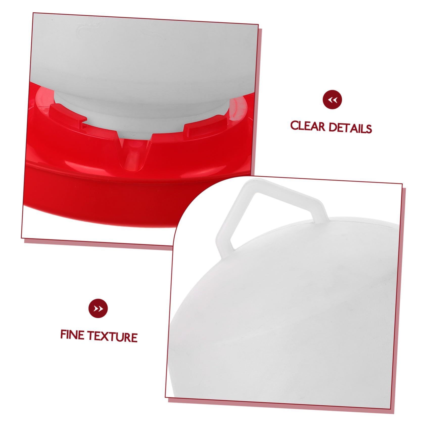 Gatuida Mangiatoia per Galline in Plastico Bianco Struttura Stabile e Forte Resistenza, Design Creativo a Forma di Trogolo per Allevamenti All'aperto