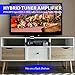 Pyle Home 4-Channel Home Audio Power Amplifier - w/ 70V Output - 1000 Watt Rack Mount Stereo Receiver w/ AM FM Tuner, Headphone, Microphone Input for Karaoke, Great for Commercial Entertainment Use PT720A.