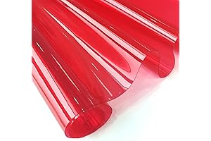 Deep Red Window Tint Film Roll for Car Window Tinting, 30x135cm Red...