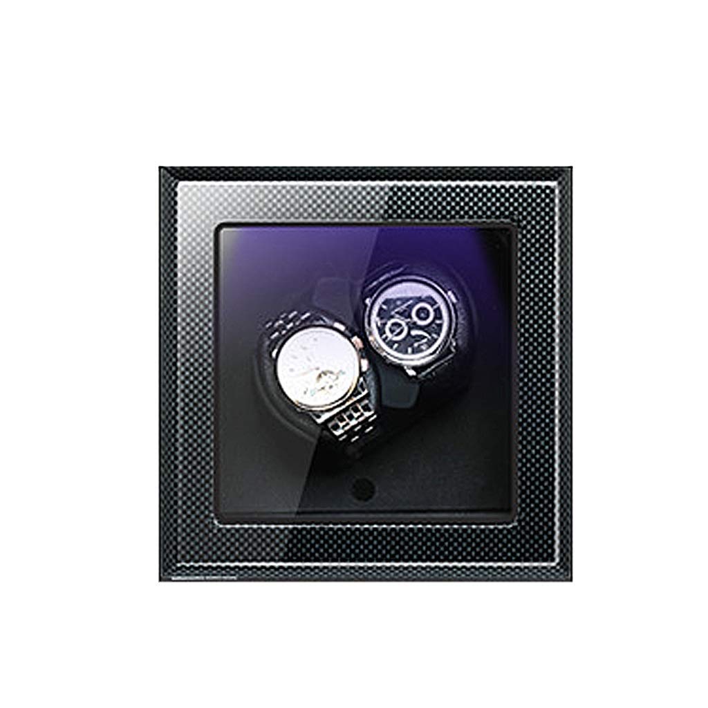 Double Remontoir de Montre Automatique Double Montres boîtier de Rangement de Rotation boîte d'affichage pour Montres mécaniques automatiques