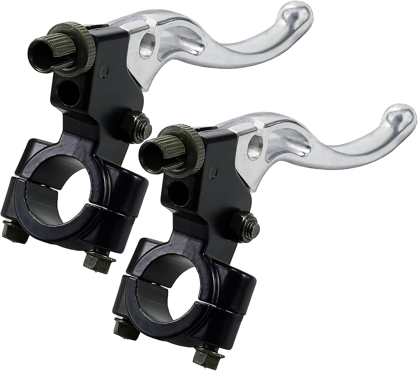 2PCS 7/8" Clutch Brake Lever Bike Brake Handle Compatible with Baja Mini Bike 5.5hp 6.5hp/Warrior Heat MB165 MB200/196cc 98cc Bike Part/Coleman PowerSports CT200U CT100U/Trail200 Trail Mini Bike