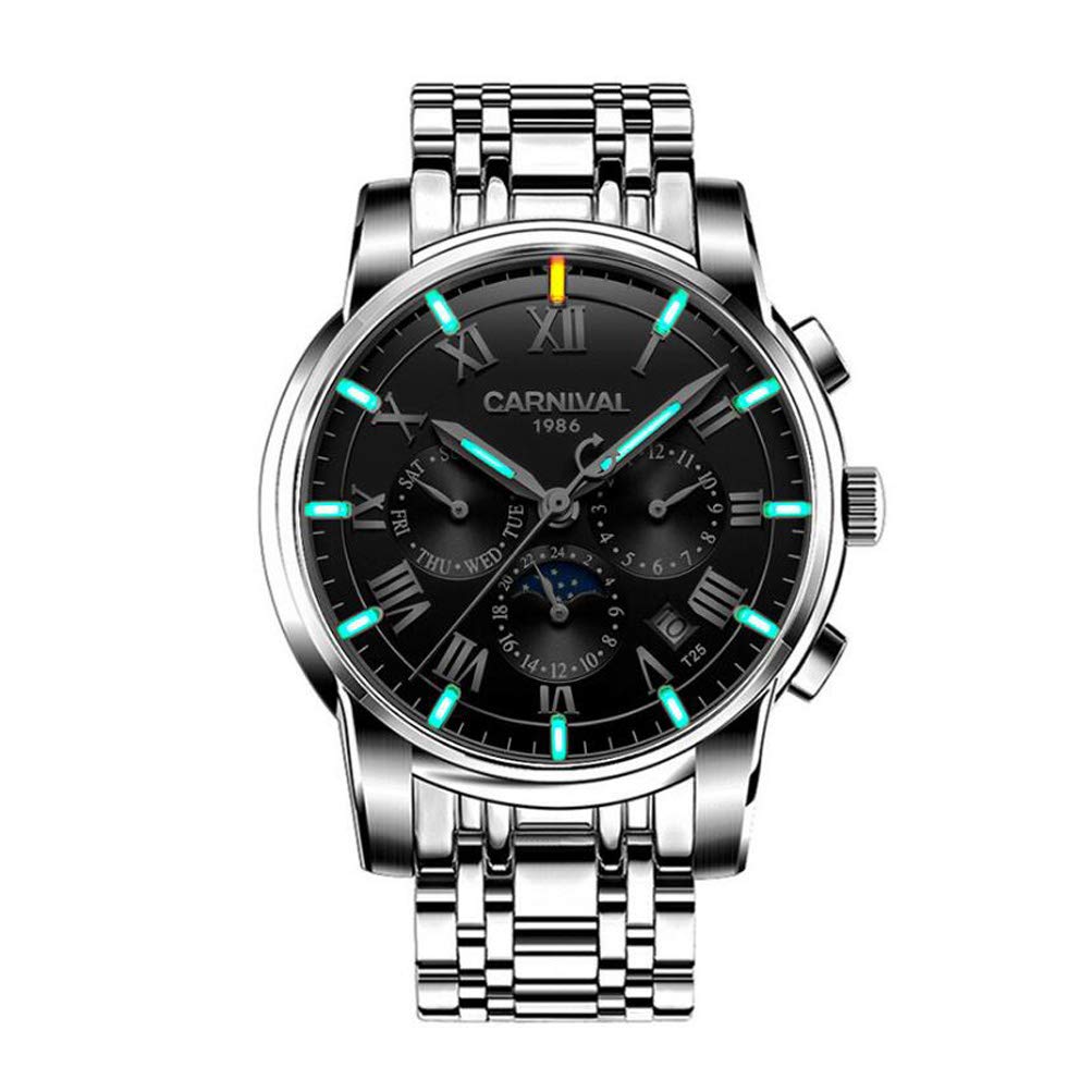 Kuandarmxfashion Automatic Mechanical Watch Mens Watch T25 Tritium