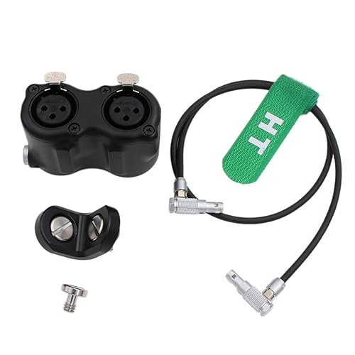 Miniatura 7 de Caja de audio XLR para RED Komodo-X V-Raptor XL, ARRI Alexa Mini, Z CAM E2 M4 F6 Cámara 2 entrada de nivel de línea, Mini 5 pines a XLR 3 pines