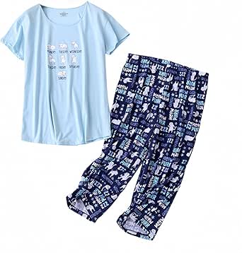 The Cat's Pajamas Simple Stripe Pima Knit Nightgown - Blue - View #7